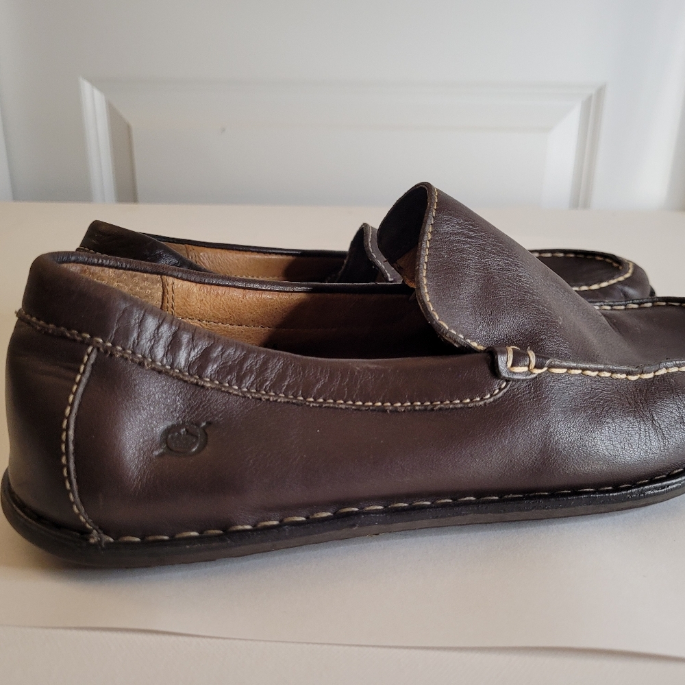 Men's Born Leather Loafer Slip-on Shoes size 10.5  (44.5) - Picture 12 of 12